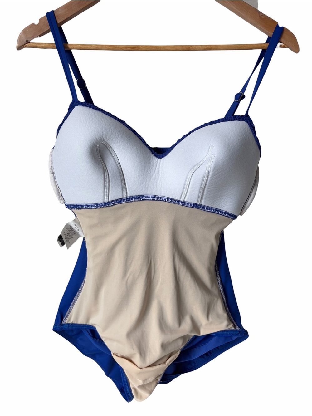 Miracle Suite Rialto Ruched Blue One-Piece Swimsuit Size 12 - Picture 7 of 9